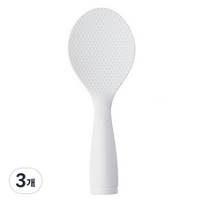 Momtool 不沾飯粒站立飯勺, 白色, 3個