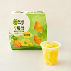 FruitMoji 후룻컵 파인애플, 198g, 1개, 4개입