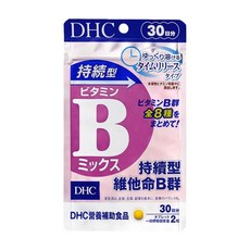 DHC 持續型維他命B群, 緩釋配方，含8種維生素B，30日份, 60顆, 13.8g, 1包