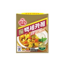오뚜기3분 백세카레 약간매운맛, 3개, 200g