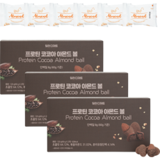 可可蛋白杏仁球, 3盒