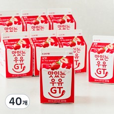 남양유업 맛있는우유GT 딸기, 300ml, 40개