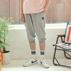 웨닐 남성용 폰트로고 7부바지 WTD_1006