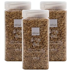 올가홀푸드 유기농 귀리, 400g, 3개