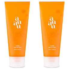 auau 花朵毛孔清潔可撕式凝膠面膜, 1入, 2個