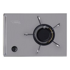 TIERRA KEEP 露營一鍵式桌上型卡式爐, 1套, 銀色