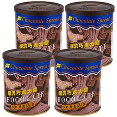 福汎 巧克力醬 不含防腐劑 不含膽固醇 奶素可食 即可食用 烘焙調理專用, 900g, 4罐