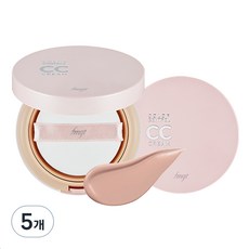 THE FACE SHOP 菲詩小舖 fmgt Aura CC霜 SPF30 PA++, 02 Natural Beige, 20g, 5個