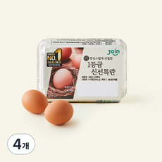 조인 무항생제 인증 1등급 특란 360g, 4개, 6구