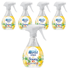 febreze 風倍清 Downy 強力除臭 織物除臭劑 柑橘馬鞭草 瓶裝, 370ml, 5個
