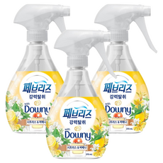 febreze 風倍清 Downy 強力除臭 織物除臭劑 柑橘馬鞭草 瓶裝, 370ml, 3個