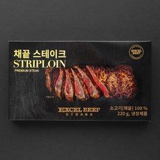 엑셀비프 미국산 채끝 스테이크, 220g, 1개