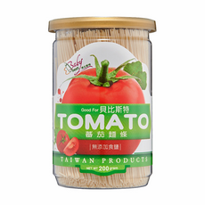 BabyBest 貝比斯特 無鹽蕃茄麵 口感自然 易於消化 200g/罐, 200g, 1罐