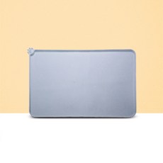 에이러블 반려동물 실리콘 플레이스 매트, 그레이, 1개