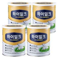 일동후디스 하이밀크 산양 균형영양식, 600g, 4개