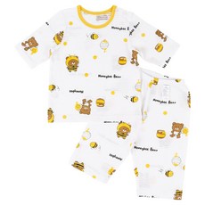 메이키즈 아동용 스위트 베어 7부 변화지 상하의 세트