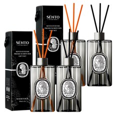 센토 인텐스 프리미엄 대용량 디퓨저 550ml, 우드세이지, 4개