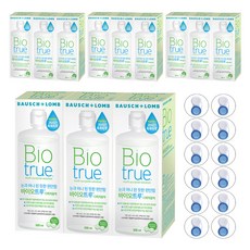 바이오트루 다목적용액 렌즈 세정액, 500ml, 12개