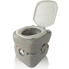 CALEO 便攜式露營馬桶上水箱12L+污物桶 22L, 1個, 混色