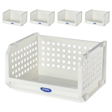 KEYWAY 聯府 開放式整理架 P5-0079 M(320 x 257 x 190mm), 白色, 5個