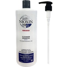 NIOXIN 耐奧森 染燙受損專用護理洗髮露 6號, 1L, 1組
