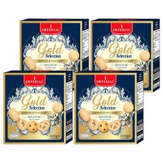 임페리얼쿠키 골든 셀렉션 벨기에 스낵, 4개, 90g