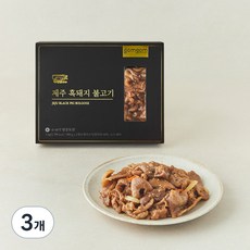 곰곰 제주 흑돼지 불고기 (냉장), 1kg, 3개