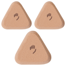 Sonboda 23 三角貼合粉撲, 單一顏色, 3個