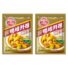 오뚜기 백세카레 매운맛, 100g, 2개