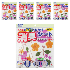 SANKO Okudake Kyuchaku 馬桶消臭貼 30 x 30 x 0.1cm 鳥籠樣, 5個, 30g