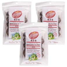 美元蜜餞 甜蜜袋系列 綠茶梅, 50g, 3包