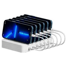 SooPii LED 6埠 PD PPS 高速多功能充電器 CS60PD, 白色