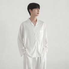 AnotherD 情侶款 Reve 類絲綢睡衣套裝