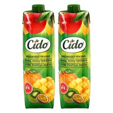 Cido 綜合水果花蜜果汁, 2個, 1L