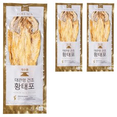 마켓밀러 대관령에서 건조한 황태포, 210g, 3개
