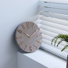 Lebendeco 簡約靜音掛鐘, 02_奶油米色