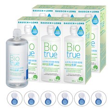 바이오트루 다목적용액 + 렌즈 케이스 1p, 500ml, 6개