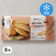 곰곰 에어프라이어 모짜렐라 등심 돈까스 (냉동), 450g, 6개