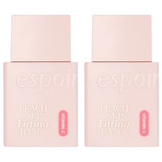 에스쁘아 피치 스킨 피팅 올 뉴 메이크업 베이스 30ml, 혼합색상, 2개