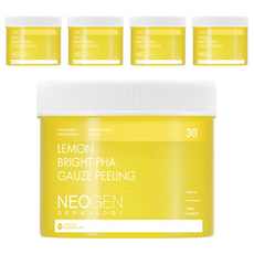 Neogen 檸檬明亮 Paha 紗布去角質墊 30 片, 30片, 5罐