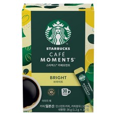 STARBUCKS 星巴克 Cafe Moments即溶淺焙咖啡粉隨手包, 1.2g, 30條, 1盒