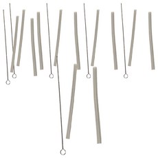 minono 米諾諾 兒童直型矽膠吸管 附刷, 2支, 6組