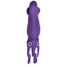 V-PET 環保面料系列 寵物玩具 RPET布 PP棉填充, 拯救深海 魷魚, 1個, 7 x 5.5 x 37cm