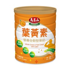 馬玉山 營養全榖堅果奶 葉黃素配方 豐富膳食纖維 無糖無香料, 850g, 1罐