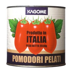 KAGOME 可果美 整粒蕃茄 義大利產品, 2.55kg, 1桶