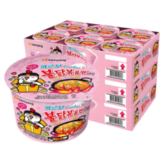 삼양 큰컵 까르보 불닭볶음면 트레이 105g, 18개