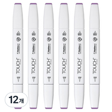 터치 트윈 브러쉬 마카 83 LAVENDER, 12개, 1색