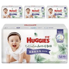 HUGGIES 好奇 小森林好動褲/尿布 6~11kg, M, 192片