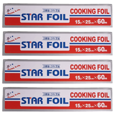 STAR FOIL 烹飪用鋁箔紙, 265mm, 4入