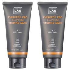 그루밍랩 남성용 에너제틱 프로 올인원 타우린 바디워시, 300ml, 2개